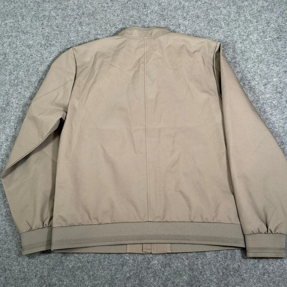 Cuts Legacy Bomber Jacket Mens Medium Steel Brown Full Zip NWT $275 Technical
